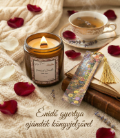 ÉNIDŐ illatgyertya ajándék könyvjelzővel